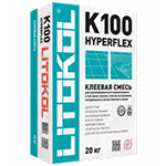 LITOKOL HYPERFLEX K100 Литокол Хайперфлекс К100 Клей высокоэластичный для укладки крупноформатных плит (класс С2 TЕ S2)