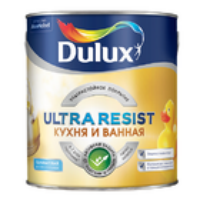DULUX Ultra Resist Дулюкс Ультра Резист Кухня и Ванная Моющаяся краска для стен, полуматовая