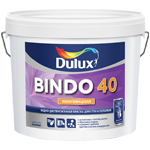 DULUX Bindo 40 Дулюкс Биндо 40 Краска для стен и потолков на водной основе, полуглянцевая