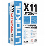 LITOKOL X11 EVO Литокол Х11 ЭВО Клей для плитки, керамогранита и камня (класс С1)