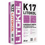 LITOКOL K17 Литокол К17 Клей для плитки и керамогранита (класс С1)