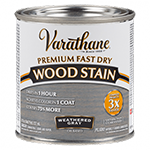 VARATHANE Premium Fast Dry Wood Stain "Weathered Gray" Варатан Тонирующее Масло Морилка для Дерева "Графит"