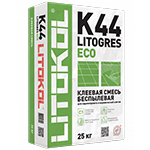 LITOKOL LITOGRES K44 ECO Литокол Литогрес К44 ЭКО Клей для плитки, керамогранита и камня (класс С1)