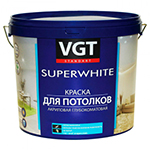 VGT Superwhite ВГТ Супервайт ВД-АК-2180 Краска для потолков