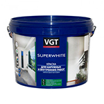VGT Superwhite ВГТ Супервайт ВД-АК-1180 Краска для наружных и внутренних работ