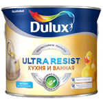 DULUX Ultra Resist Дулюкс Ультра Резист Кухня и Ванная Моющаяся краска для стен, матовая