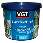 VGT Superwhite ВГТ Супервайт ВД-АК-1180 Краска фасадная зимняя
