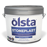 OLSTA Stoneplast 0,5-1,0 mm Олста Стоунпласт 0,5-1,0 мм Силиконовое покрытие с "Камешковой" структурой 